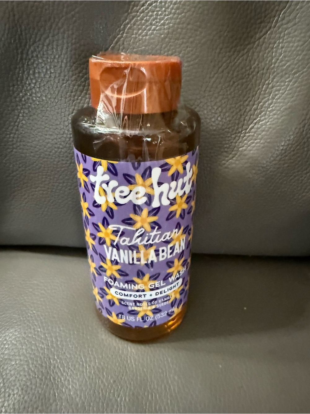 Tree Hut Tahitian Vanilla Bean Foaming Gel Wash - Purple & Brown